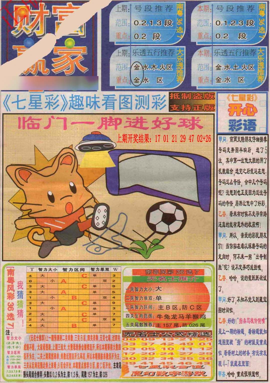 088期财富赢家（七星彩）[图]